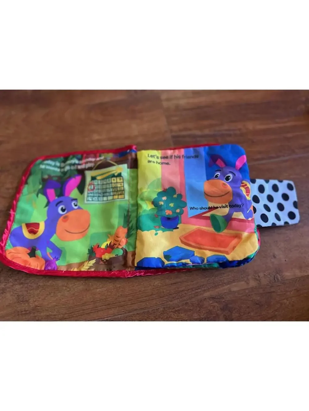 Set of 4 Lamaze Soft Fabric Baby Books with Plush Toys